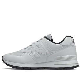 New Balance: Белые кроссовки  574