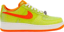 Nike: Зелёные кроссовки  Air Force 1