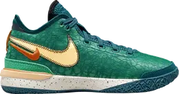 Nike: Зелёные кроссовки 