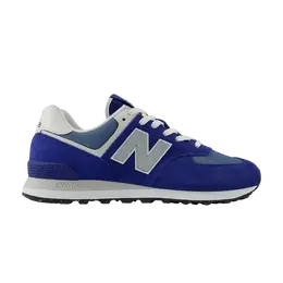 New Balance: Синие кроссовки  574