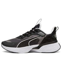 PUMA: Чёрные кроссовки 