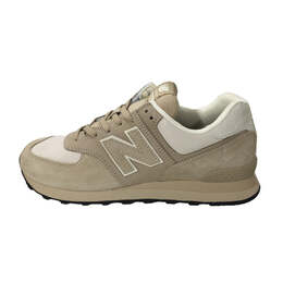 New Balance: Бежевые кроссовки 