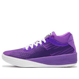 PUMA: Фиолетовые кроссовки  Clyde