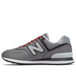 New Balance: Серые кроссовки  574