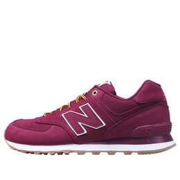 New Balance: Красные кроссовки  574