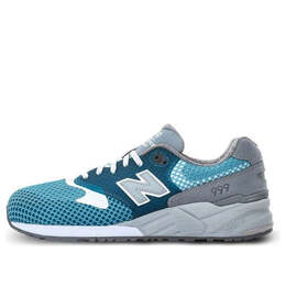 New Balance: Голубые кроссовки 