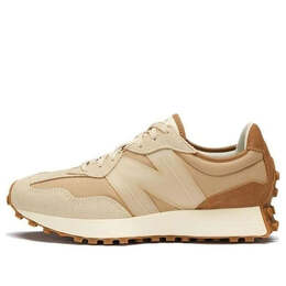 New Balance: Бежевые кроссовки  327