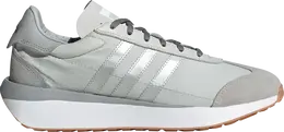 Adidas: Серебристые кроссовки 