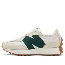 New Balance: Зелёные кроссовки  327