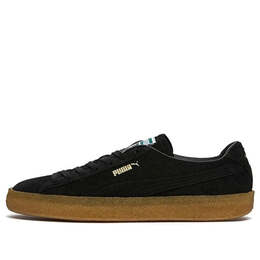 PUMA: Чёрные кроссовки  Suede