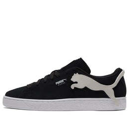 PUMA: Чёрные кроссовки  Suede