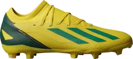 Adidas: Жёлтые кроссовки  X