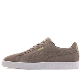 PUMA: Серые кроссовки  Suede