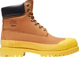 Timberland: Жёлтые ботинки 