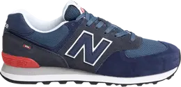 New Balance: Синие кроссовки  574
