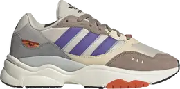 Adidas: Коричневые кроссовки 