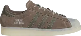 Adidas: Коричневые кроссовки  Superstar