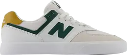 New Balance: Белые кроссовки  574