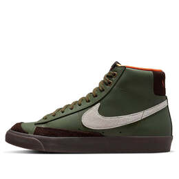 Nike: Зелёные кроссовки  Blazer Mid 77 Vintage