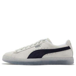 PUMA: Белые кроссовки  Suede
