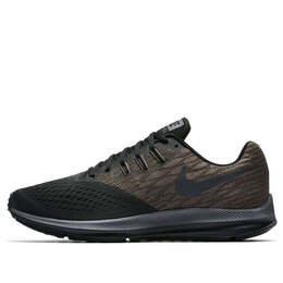 Nike: Тёмные кроссовки  Air Zoom