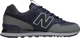 New Balance: Синие кроссовки  574