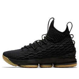 Nike: Чёрные кроссовки  Lebron 15