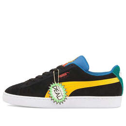 PUMA: Чёрные кроссовки  Suede