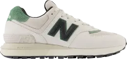 New Balance: Белые кроссовки  574