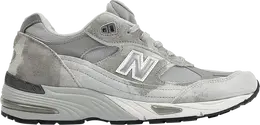 New Balance: Серые кроссовки  991