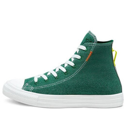 Converse: Зелёные кроссовки  Chuck Taylor All Star