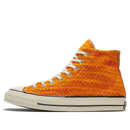 Converse: Оранжевые кроссовки  Chuck 70