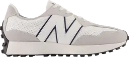 New Balance: Белые кроссовки  327