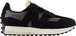 New Balance: Чёрные кроссовки  327