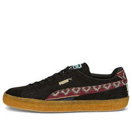 PUMA: Чёрные кроссовки  Suede