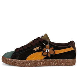 PUMA: Чёрные кроссовки  Suede