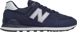 New Balance: Тёмные кроссовки  574