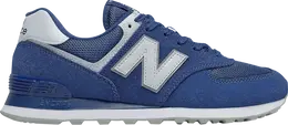 New Balance: Синие кроссовки  574