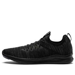 PUMA: Чёрные кроссовки  Ignite
