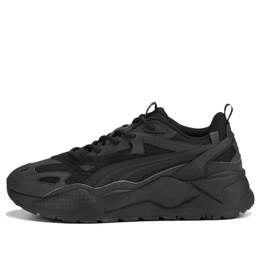 PUMA: Чёрные кроссовки  RS-X
