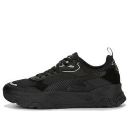 PUMA: Чёрные кроссовки 