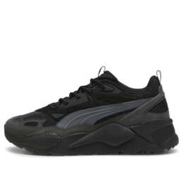 PUMA: Чёрные кроссовки  RS-X