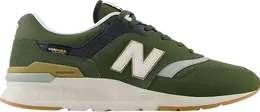 New Balance: Зелёные кроссовки  997H