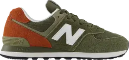 New Balance: Коричневые кроссовки  574