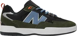 New Balance: Зелёные кроссовки 