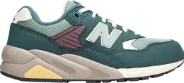 New Balance: Зелёные кроссовки 