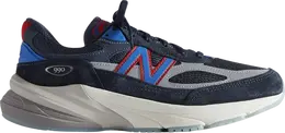 New Balance: Синие кроссовки 