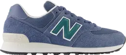 New Balance: Синие кроссовки  574