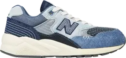 New Balance: Синие кроссовки 