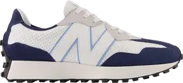 New Balance: Синие кроссовки  327